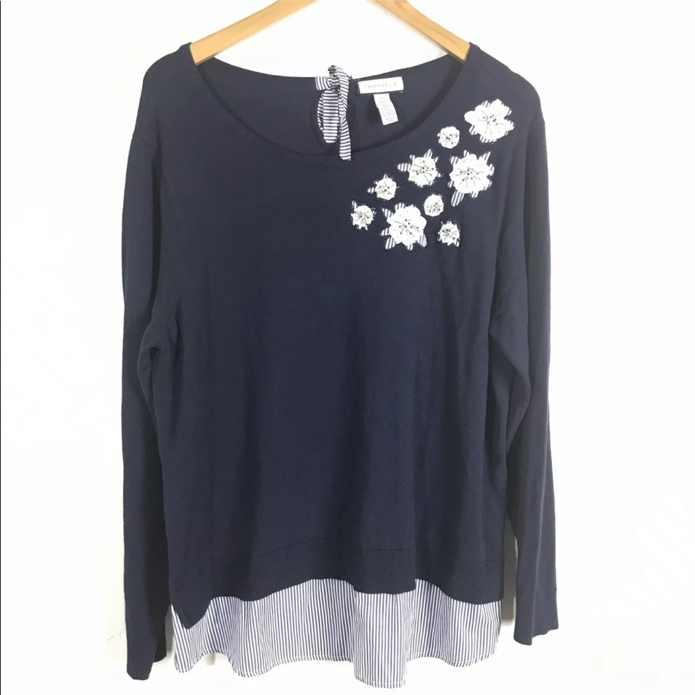 Charter Club Layered Sweater Size XL - Picture 5 of 5